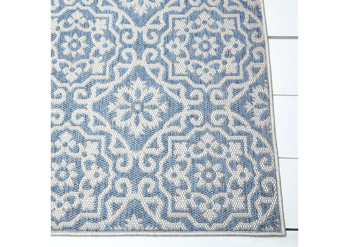 Patio Country Danica Blue-Gray Area Rug,Home Dynamix
