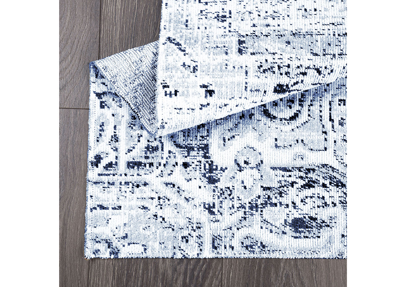 Patio Sofia Fleur Navy Blue Area Rug,Home Dynamix