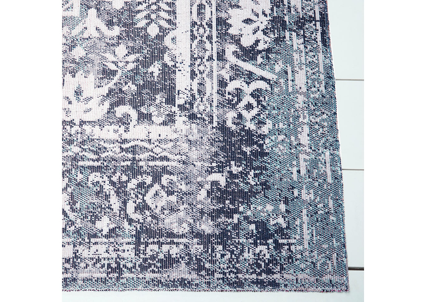 Patio Sofia Ivy Navy Blue Area Rug,Home Dynamix
