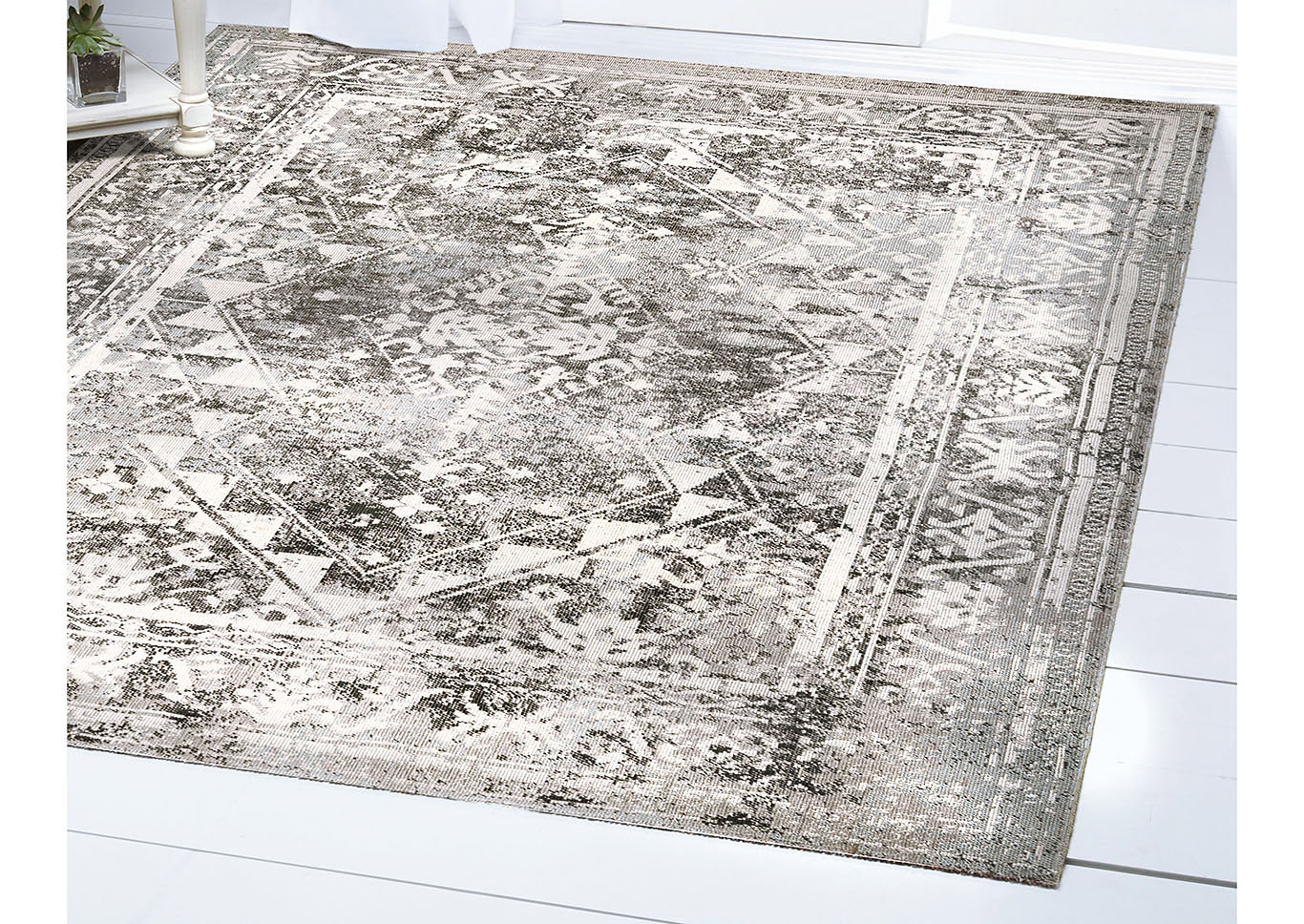 Patio Sofia Ivy Gray Area Rug,Home Dynamix
