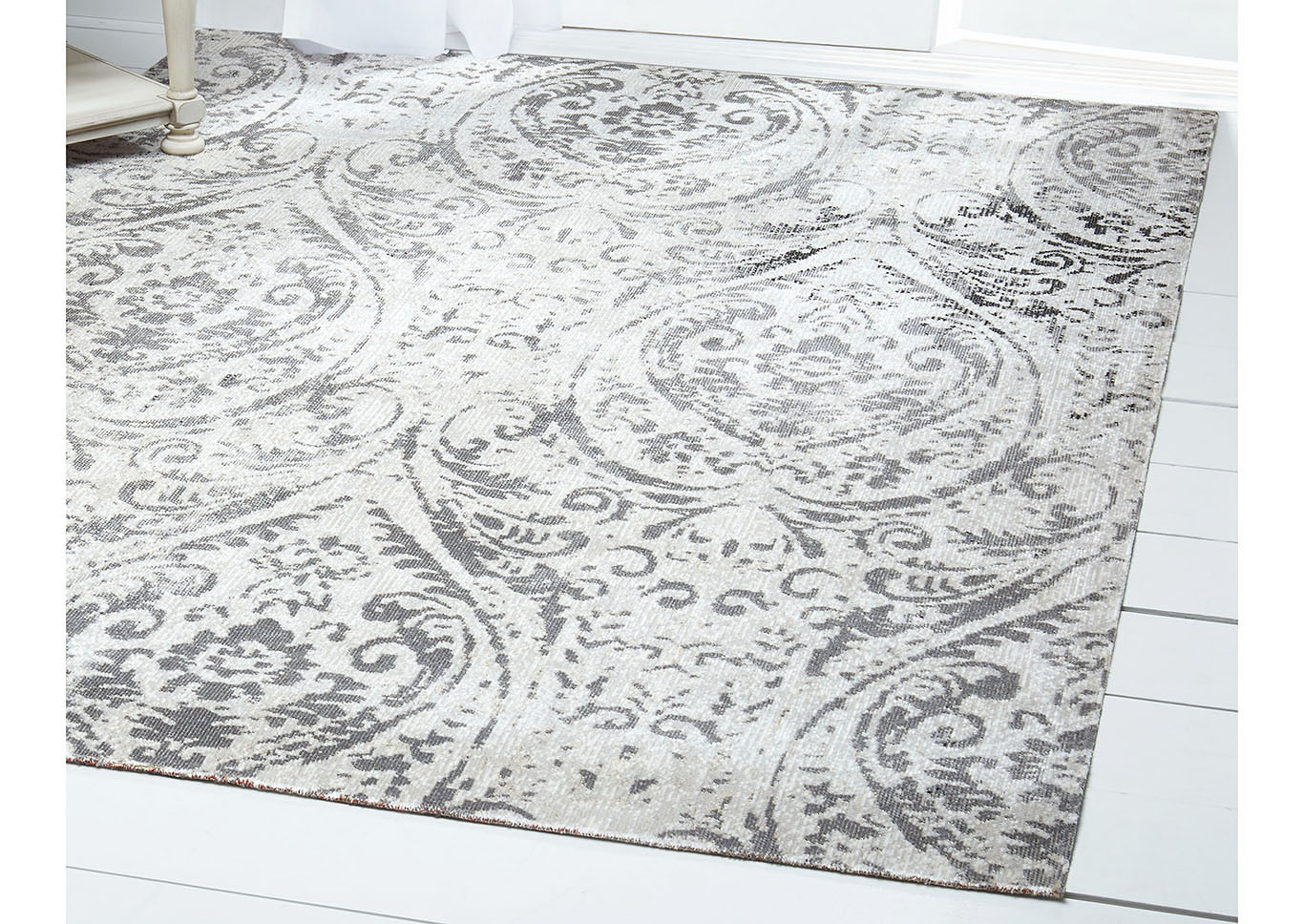 Patio Sofia Juniper Ivory-Gray Area Rug,Home Dynamix