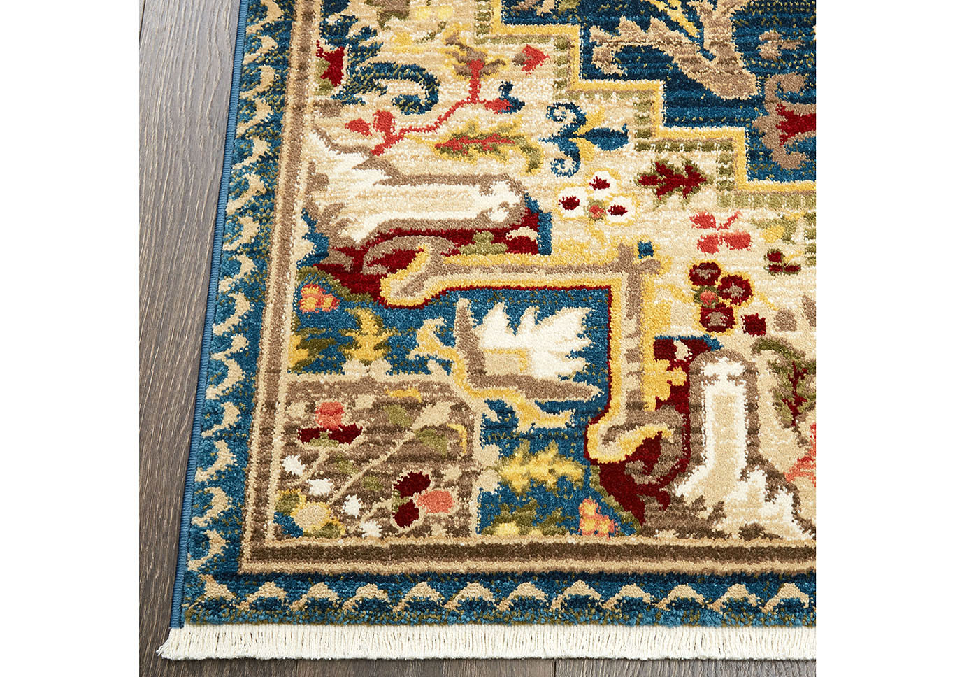 Ridgefield Lahti Blue Area Rug,Home Dynamix