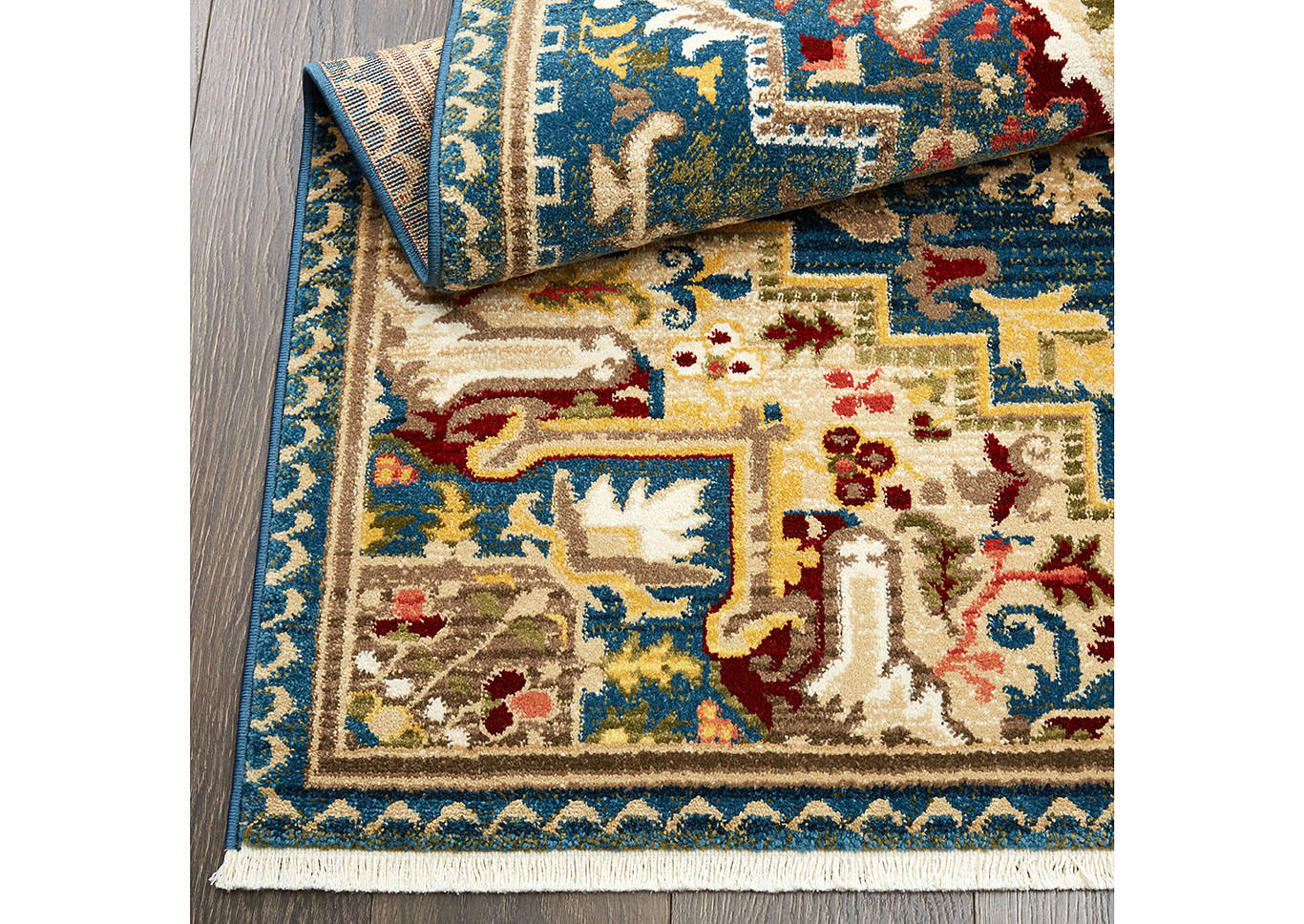 Ridgefield Lahti Blue Area Rug,Home Dynamix
