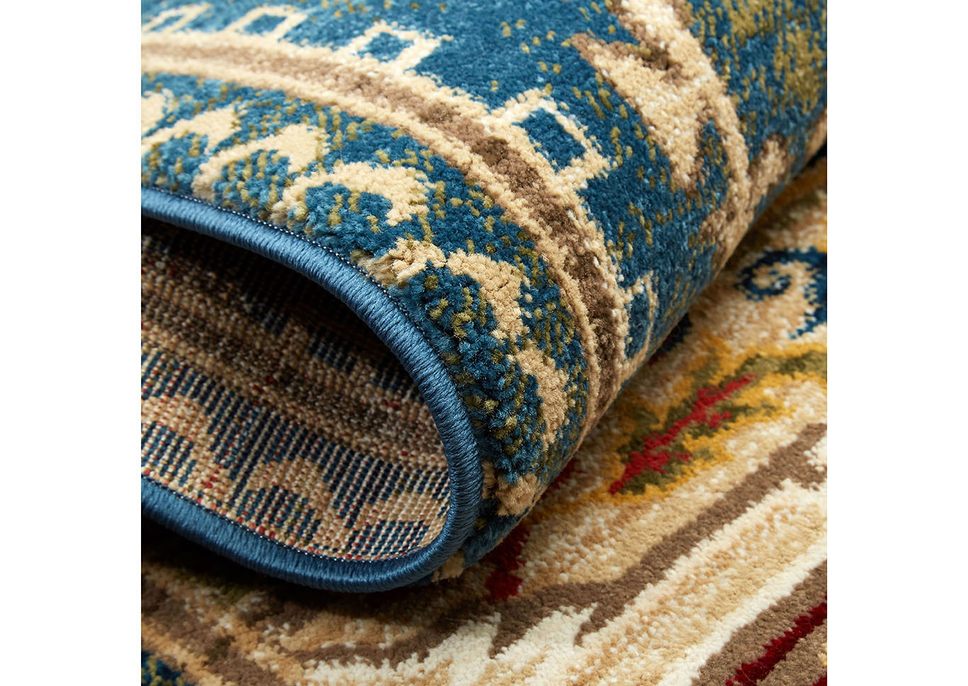 Ridgefield Lahti Blue Area Rug,Home Dynamix