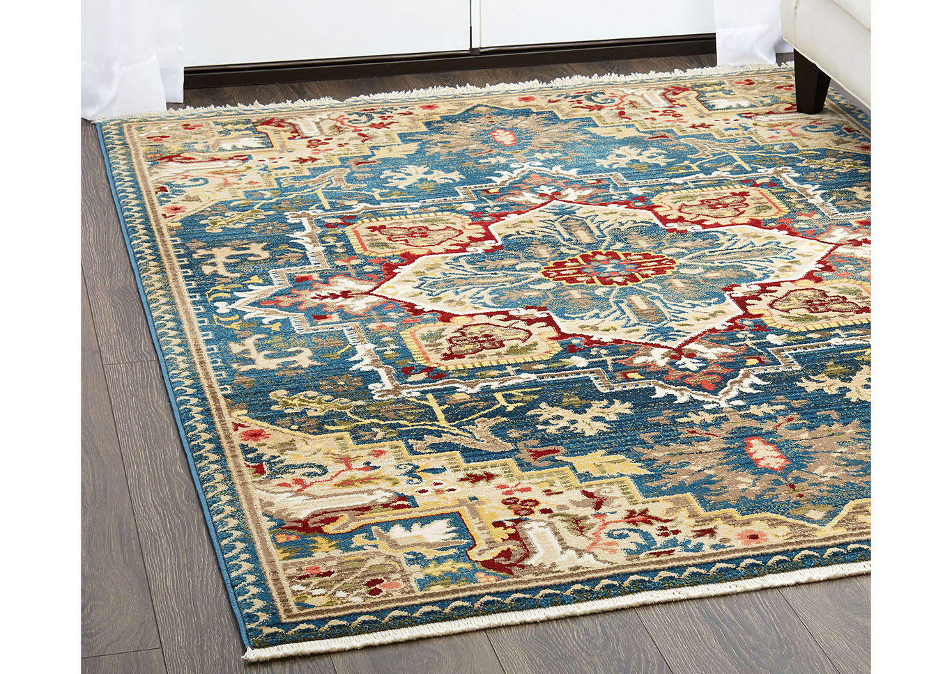 Ridgefield Lahti Blue Area Rug,Home Dynamix