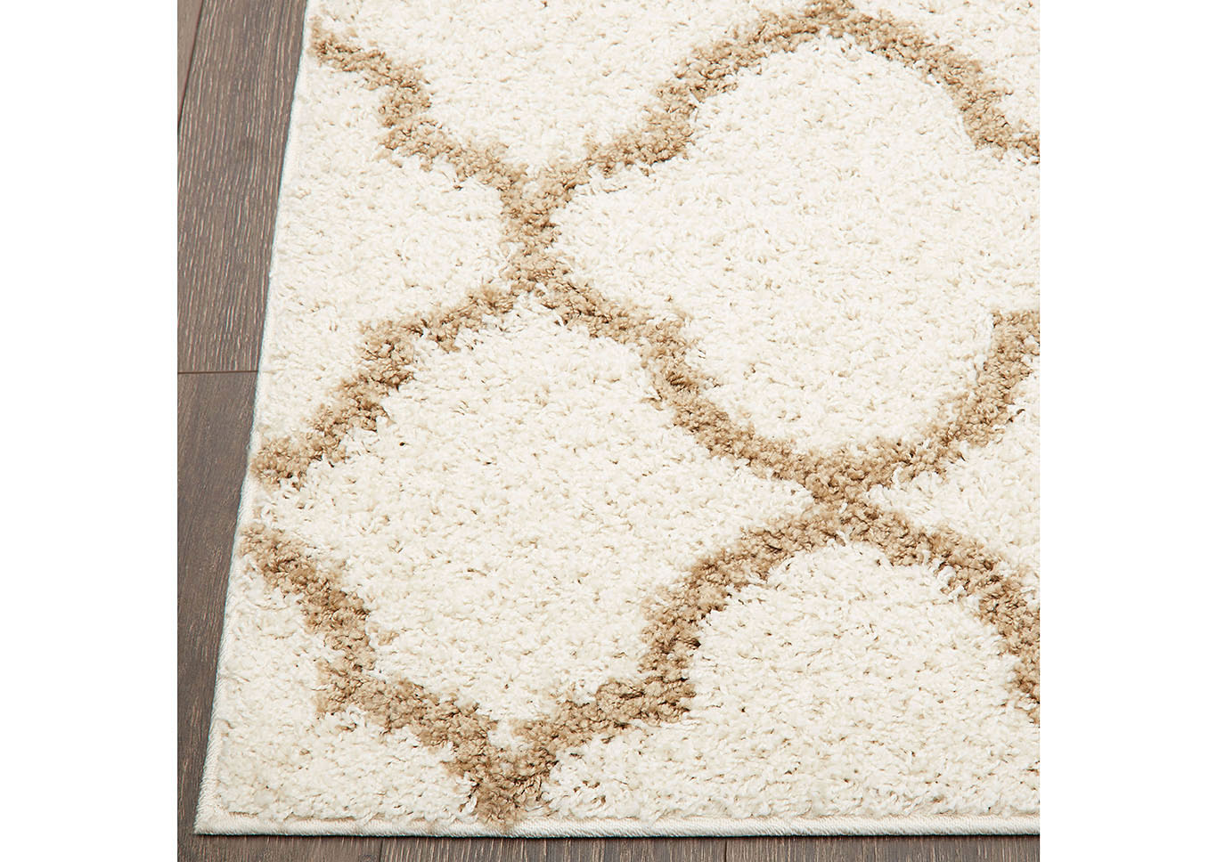 Synergy Elm White-Beige Area Rug,Home Dynamix