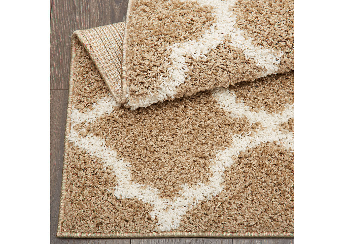 Synergy Elm Beige-White Area Rug,Home Dynamix