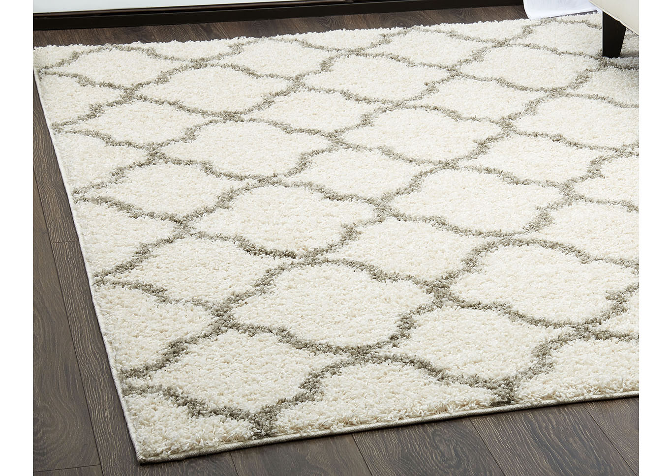 Synergy Elm White-Gray Area Rug,Home Dynamix