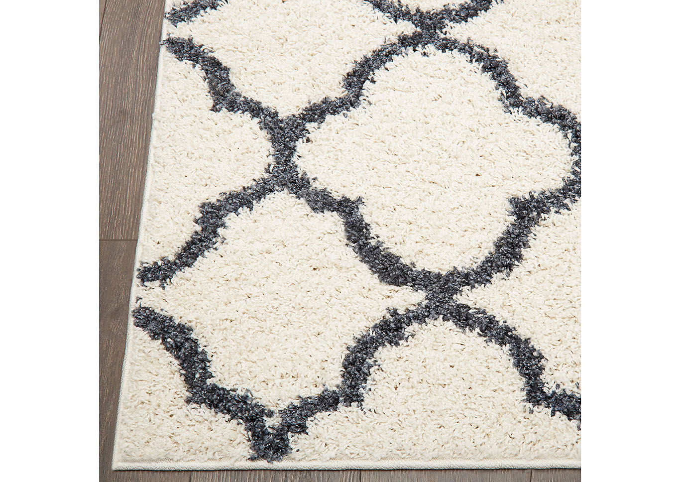 Synergy Elm White-Blue Area Rug,Home Dynamix