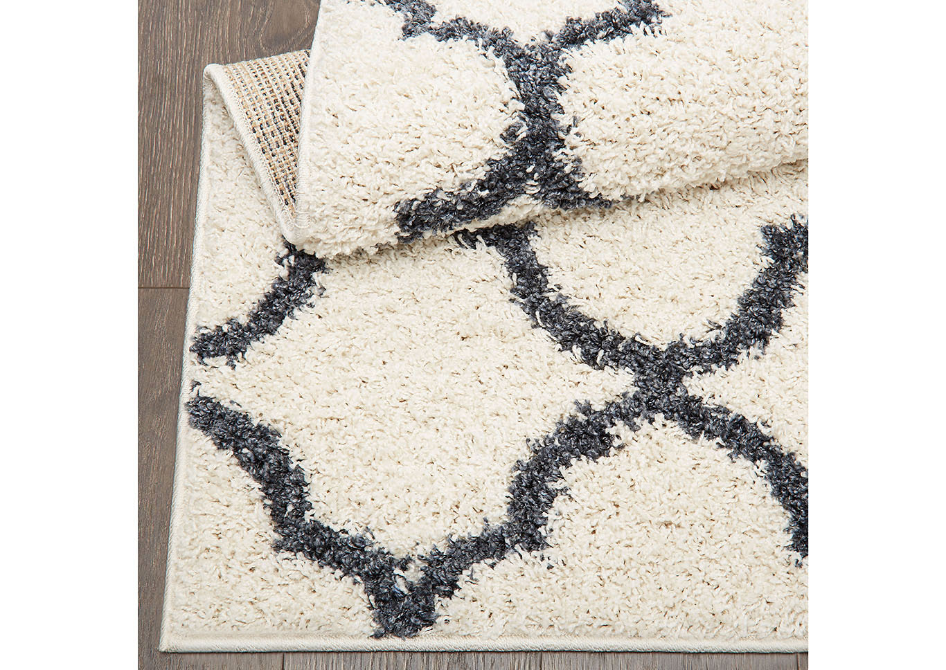 Synergy Elm White-Blue Area Rug,Home Dynamix