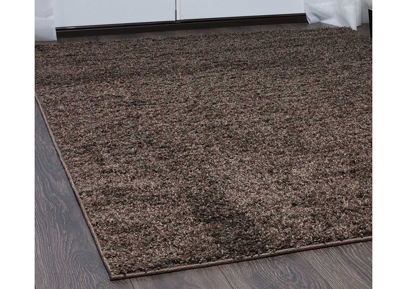 Home Dynamix Nicole Miller Synergy Kalama Shag Area Rug 7'9"x10'2" Solid Dark Gray,Home Dynamix