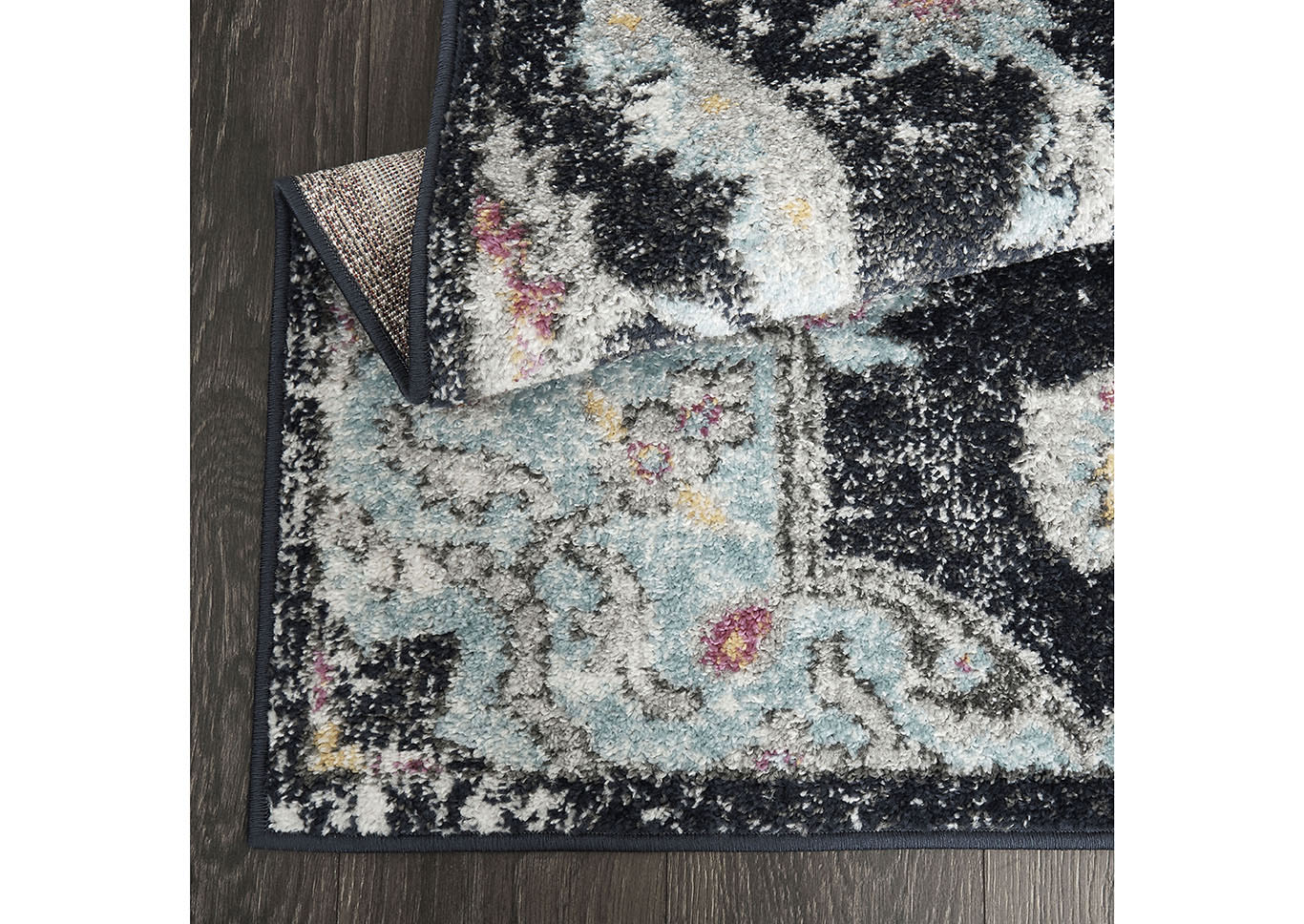 Nova Astoria Navy Blue Area Rug,Home Dynamix