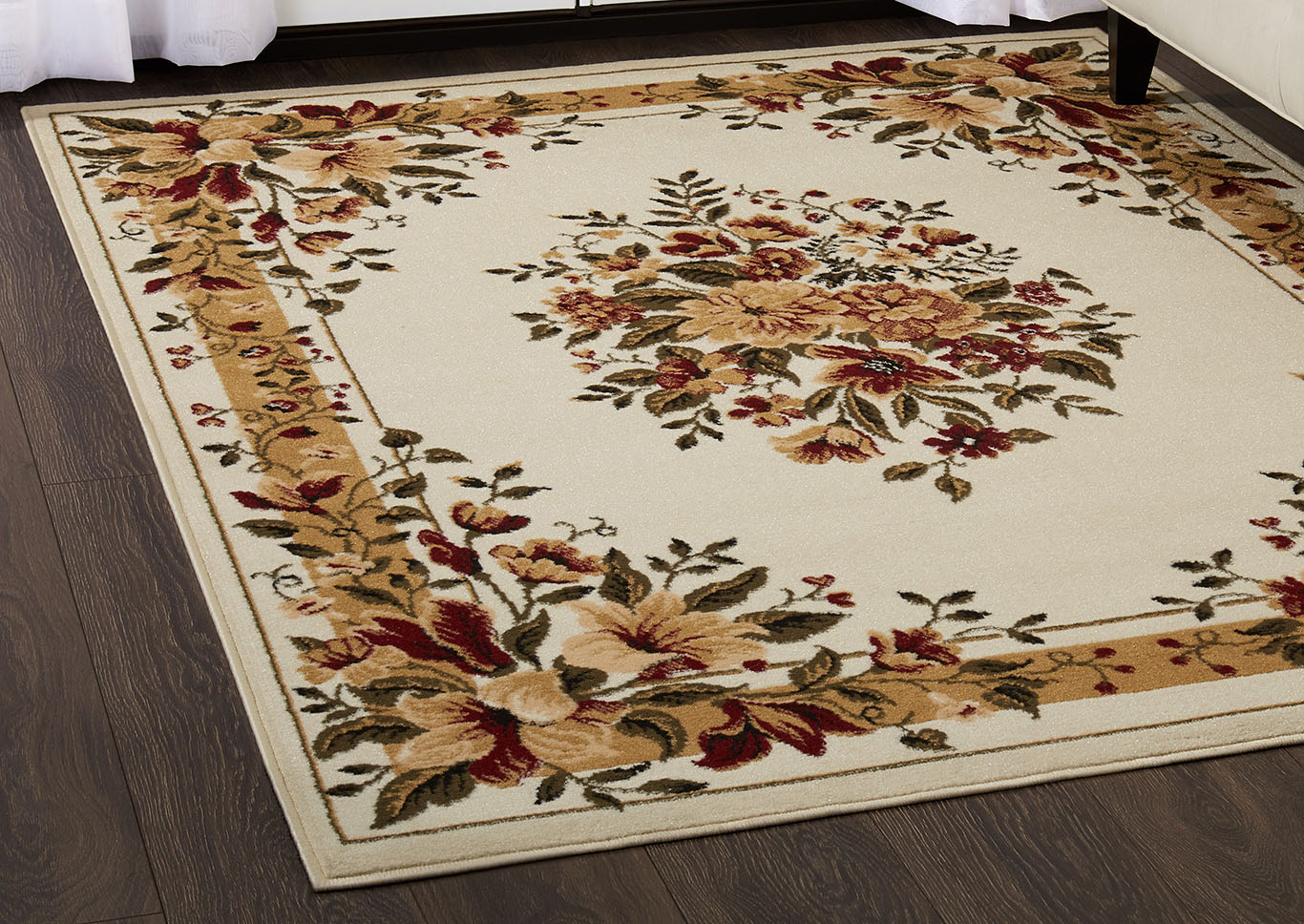 Optimum Caspian  Ivory Area Rug,Home Dynamix