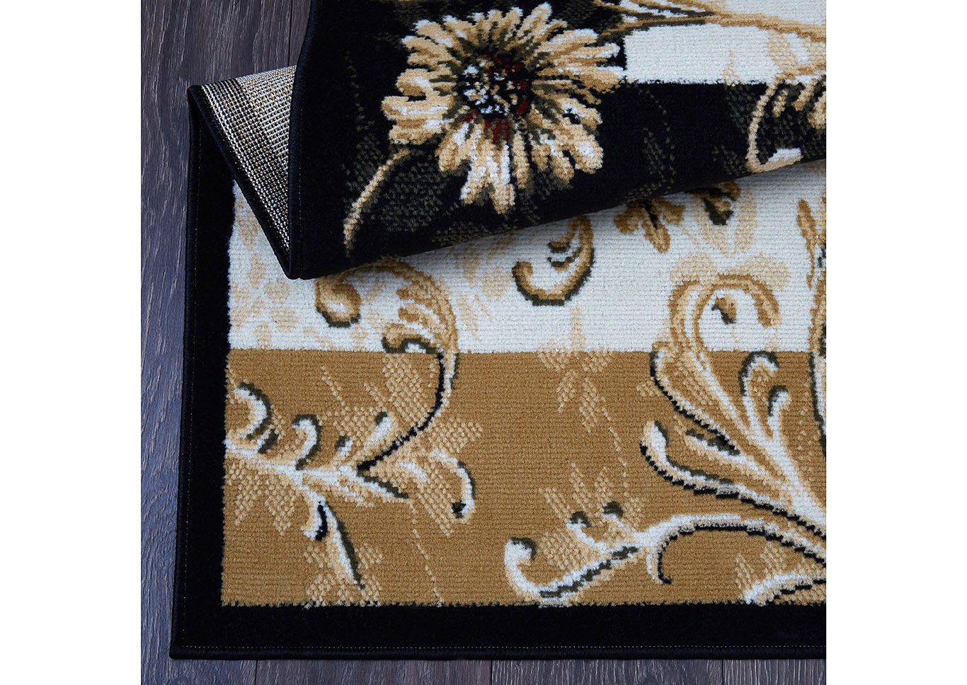 Optimum Byron Black Area Rug,Home Dynamix