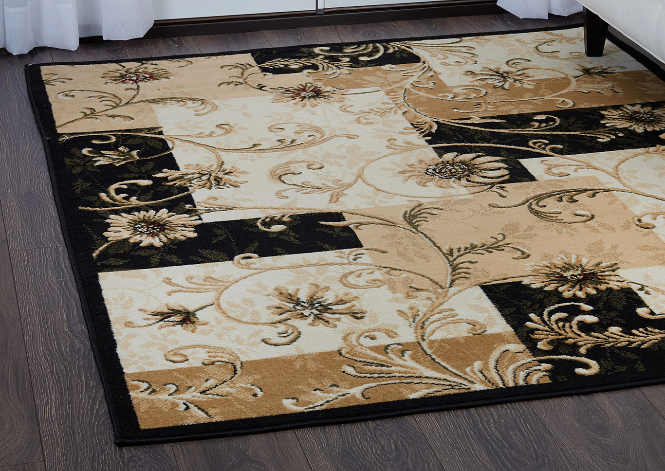 Optimum Byron Black Area Rug,Home Dynamix