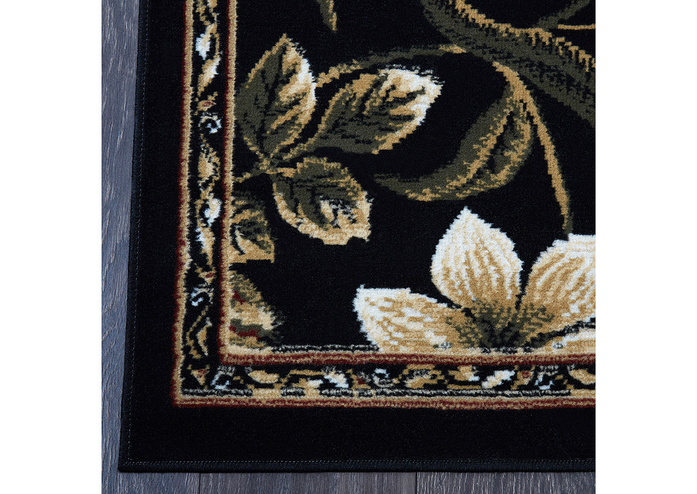 Optimum Amell Black Area Rug,Home Dynamix