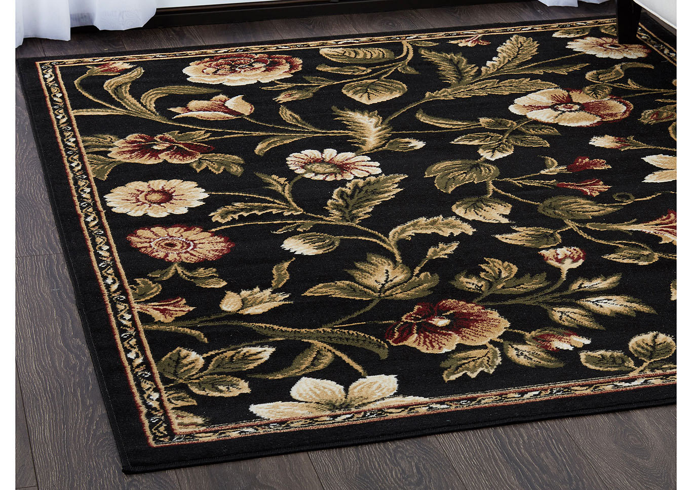 Optimum Amell Black Area Rug,Home Dynamix