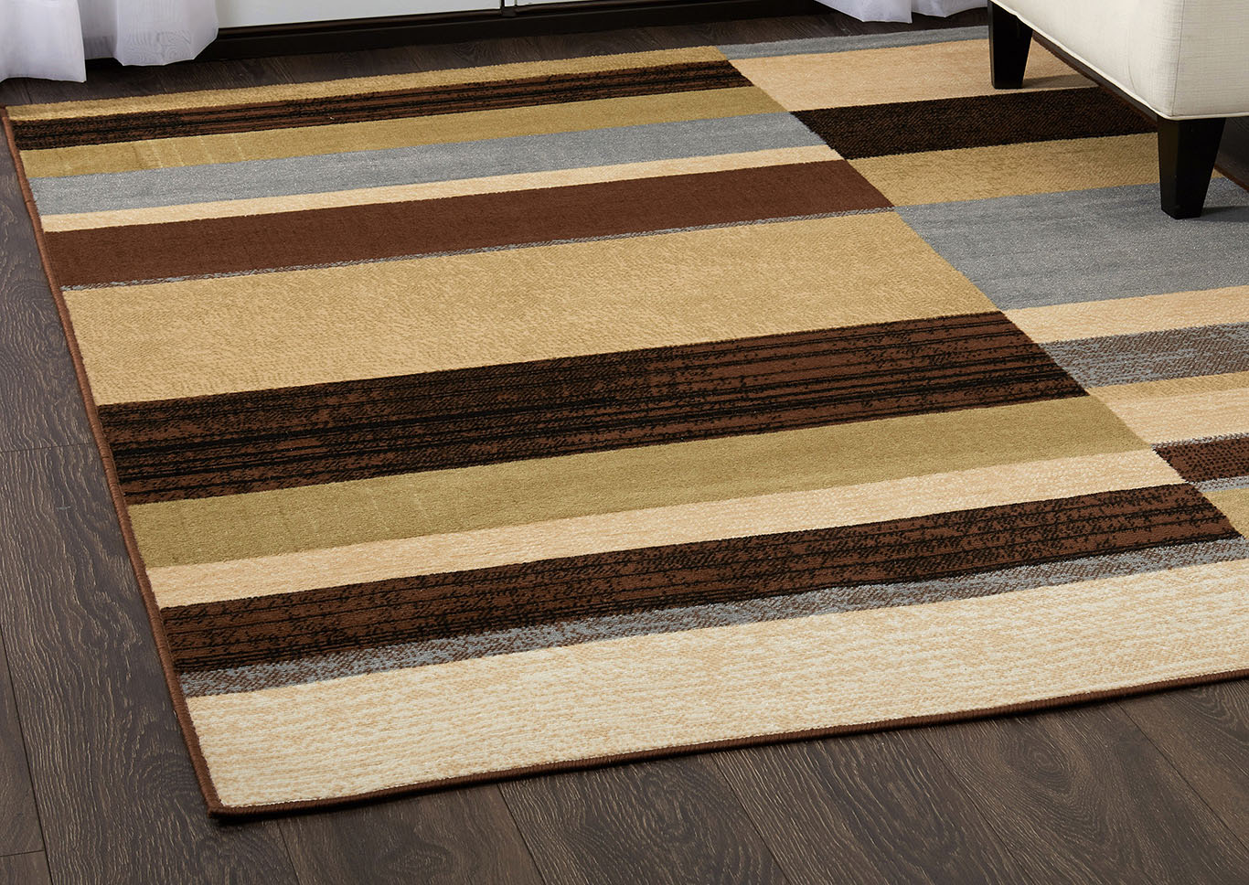 Home Dynamix Optimum Osiris Contemporary Area Rug 7'8"x10'4" Geometric Beige/Brown/Green,Home Dynamix