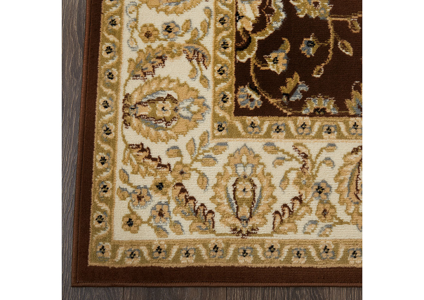 Optimum Maoz Brown-Ivory Area Rug,Home Dynamix