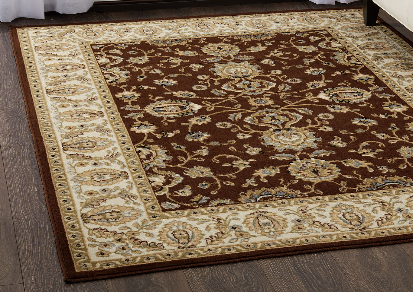 Optimum Maoz Brown-Ivory Area Rug,Home Dynamix