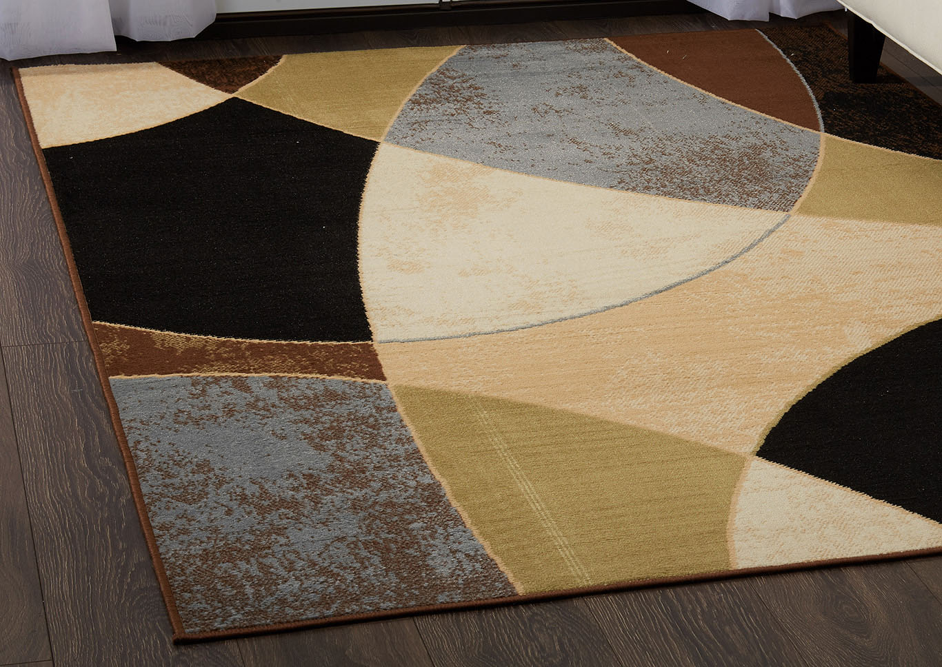 Optimum Napoli Multi-Blue Area Rug,Home Dynamix