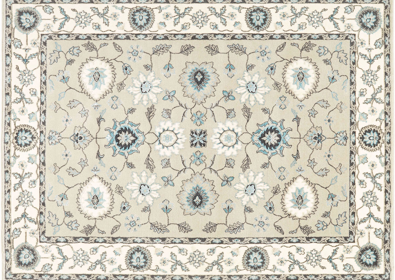 Home Dynamix Oxford Huron Traditional Area Rug 20"x31" Damask Beige/Cream,Home Dynamix