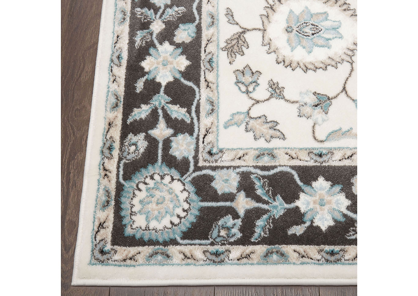 Oxford Huron Cream-Gray Area Rug,Home Dynamix
