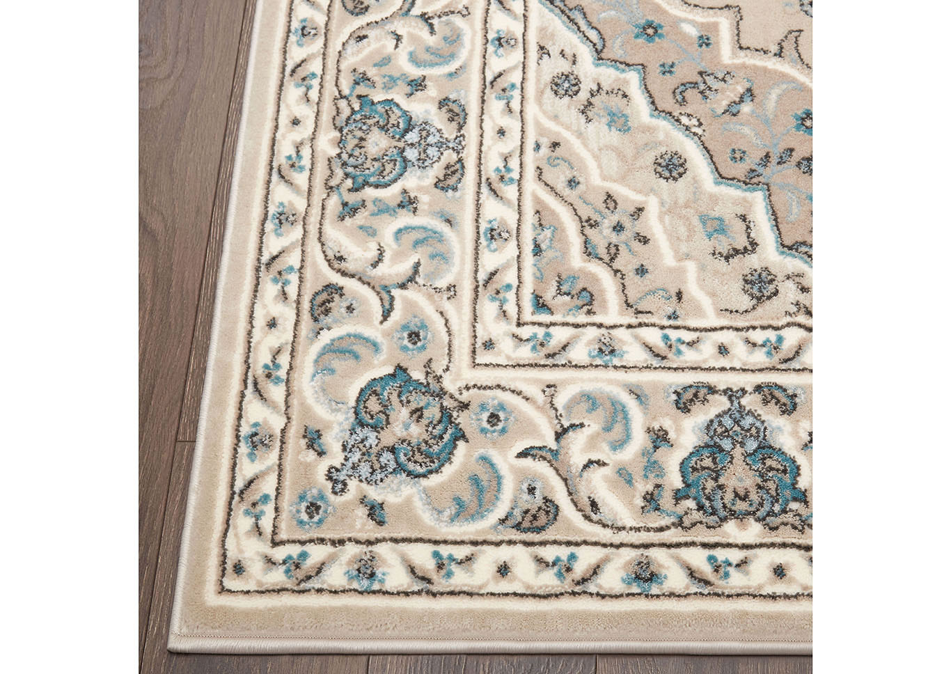Oxford Caspian  Beige-Cream Area Rug,Home Dynamix