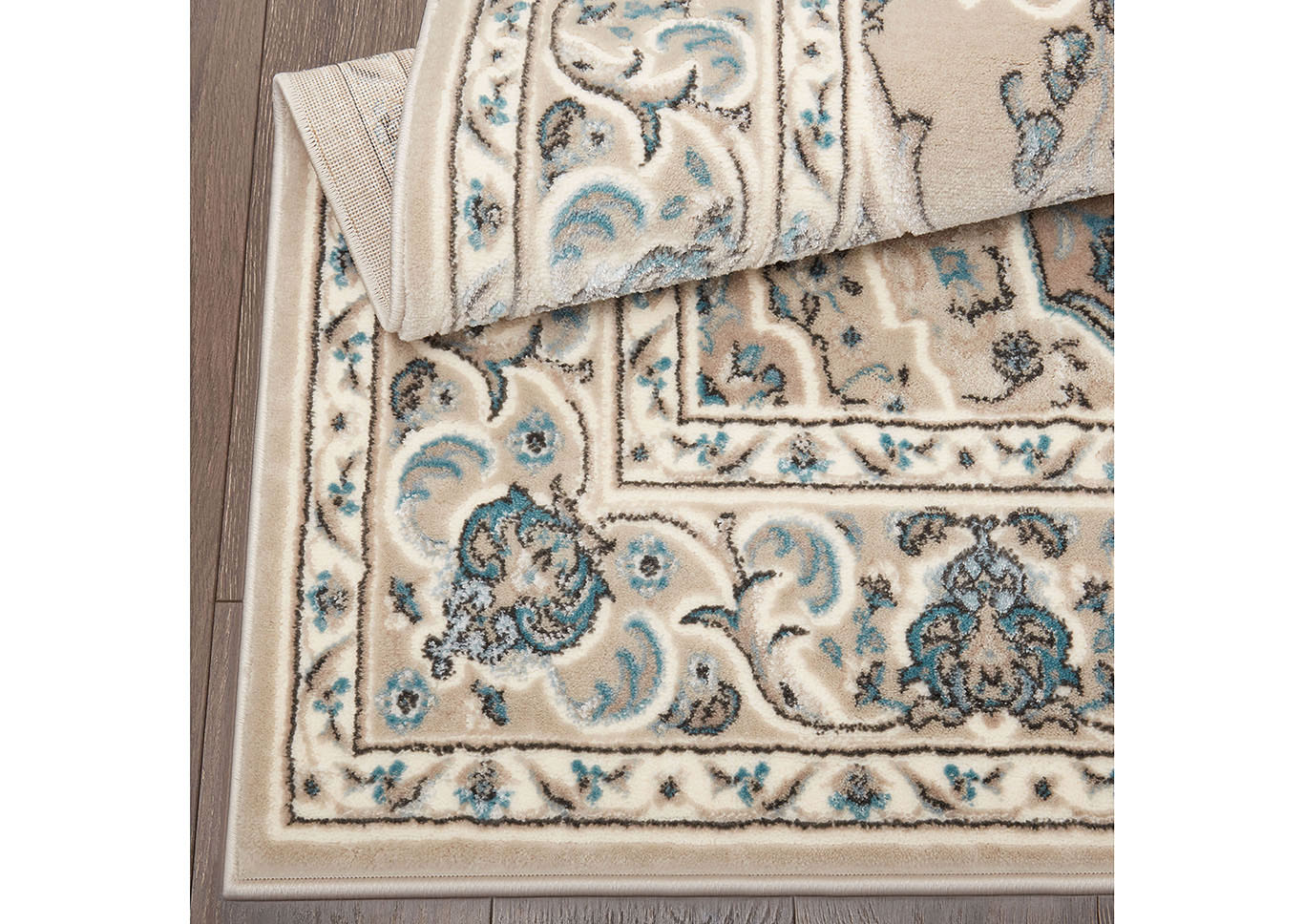 Oxford Caspian  Beige-Cream Area Rug,Home Dynamix