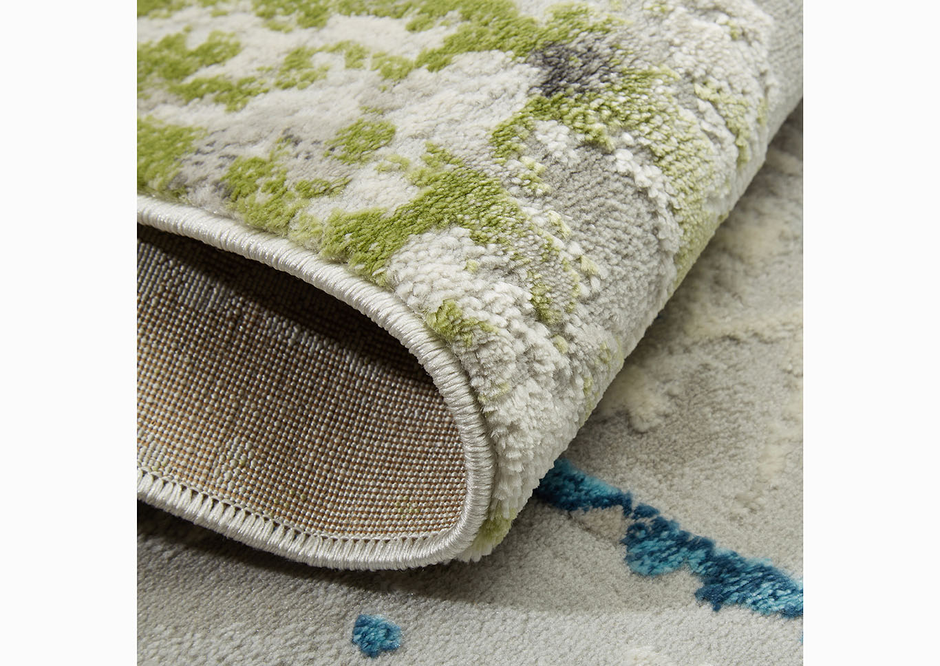 Home Dynamix Palmyra Kahlo Mosern Area Rug 22"x32" Abstract Gray/Blue,Home Dynamix