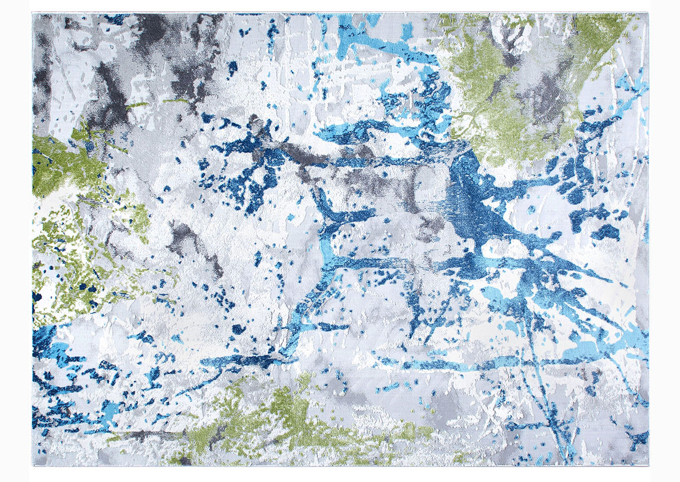 Home Dynamix Palmyra Kahlo Mosern Area Rug 22"x32" Abstract Gray/Blue,Home Dynamix