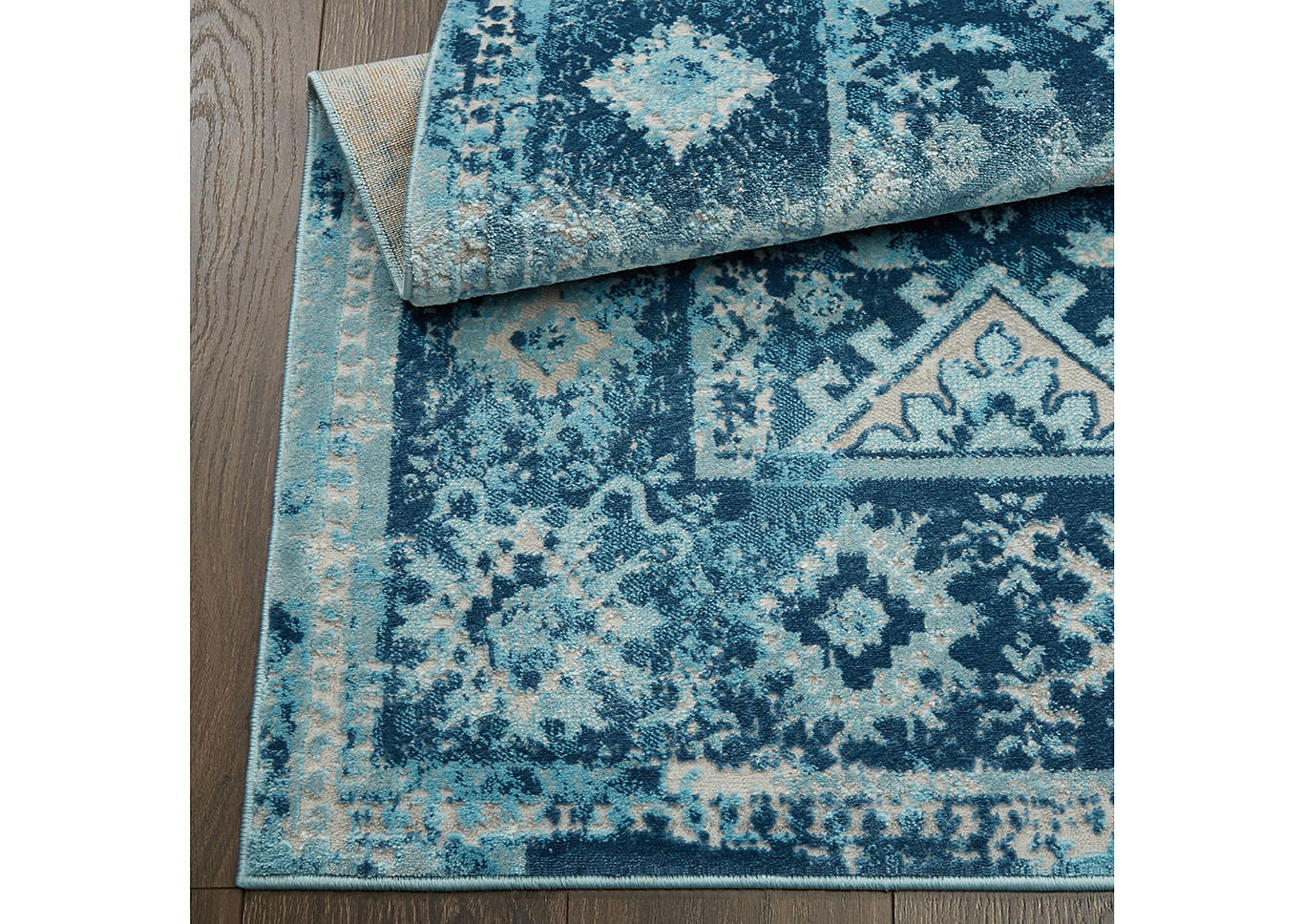 Palmyra Dali Blue Area Rug,Home Dynamix