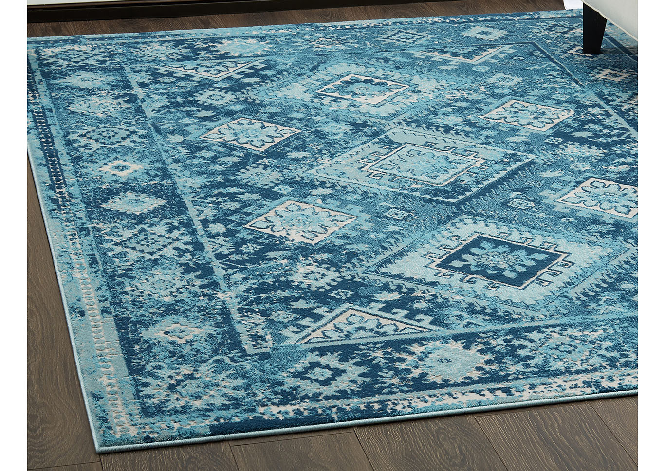 Palmyra Dali Blue Area Rug,Home Dynamix