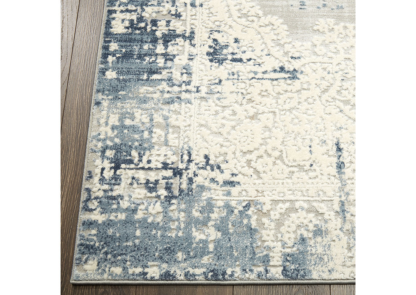 Palmyra Rene Soft Blue Area Rug,Home Dynamix