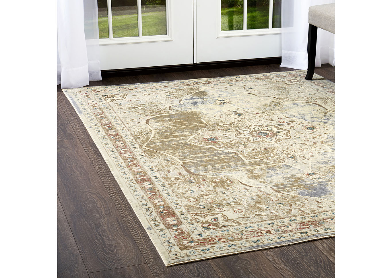 Pastel Essence Cream Area Rug,Home Dynamix
