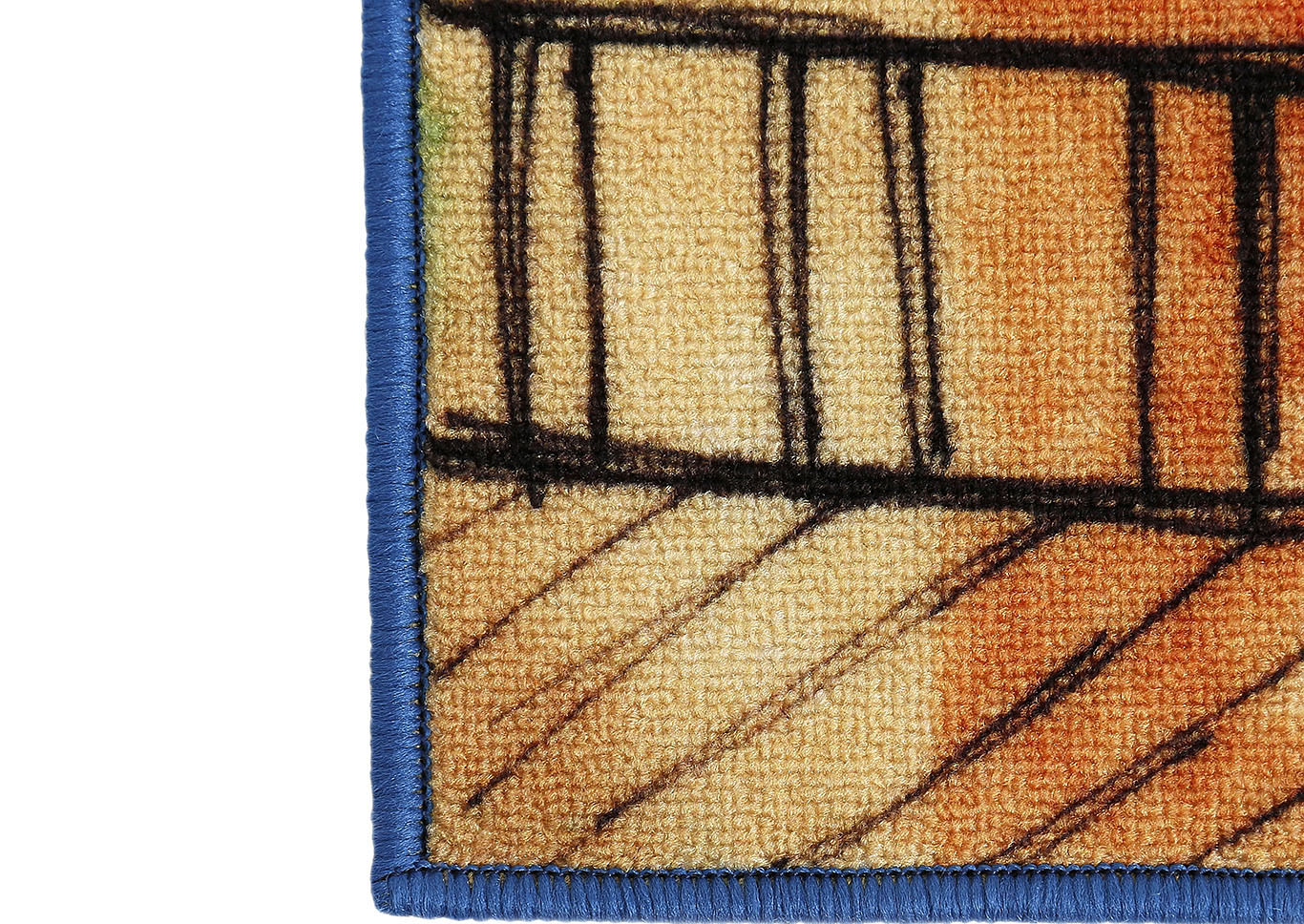 Home Dynamix Pete The Cat Pirate Pete Kids Kids Area Rug 6'6"x9'5" Graphic/Print Blue/Orange,Home Dynamix