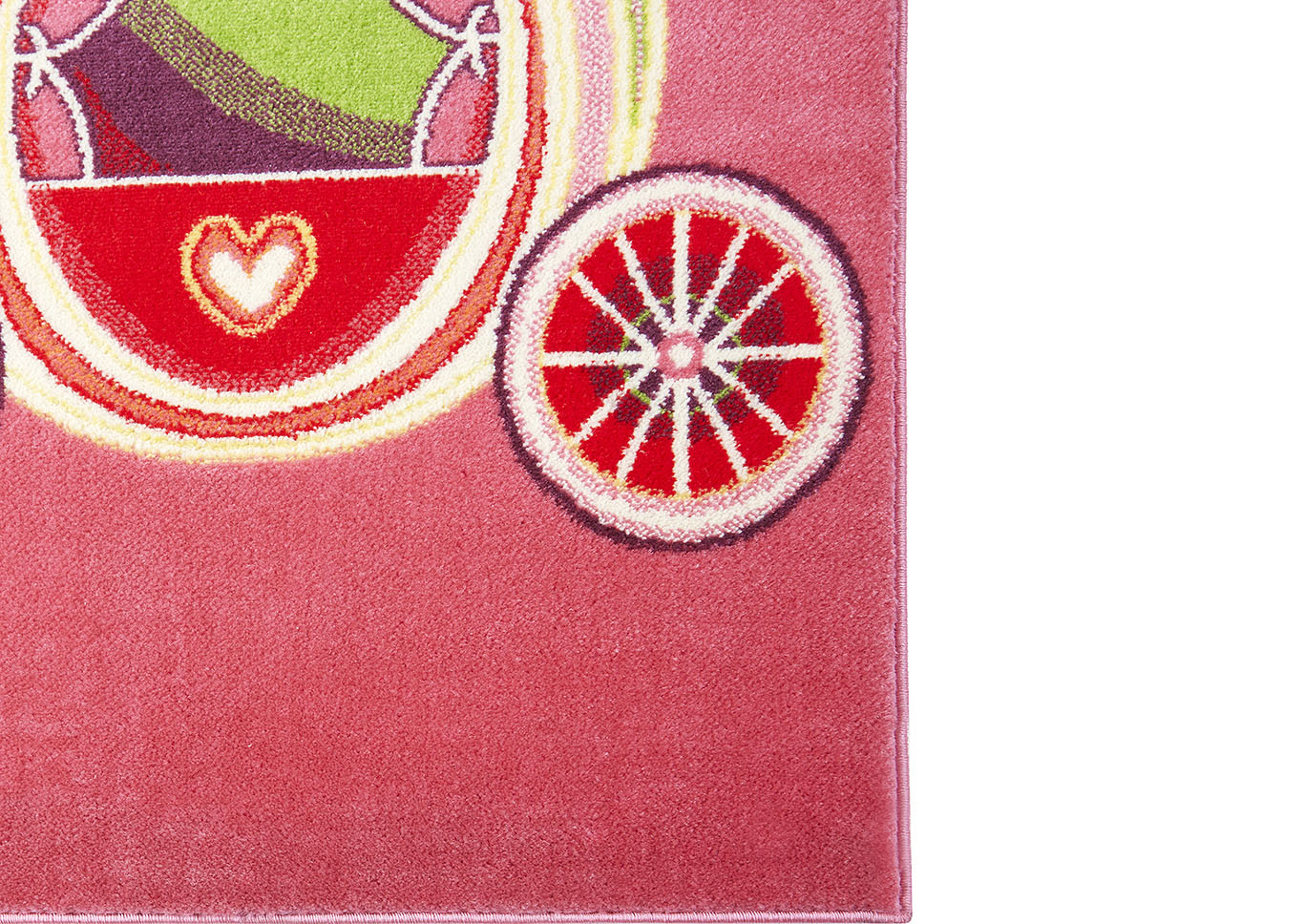 Playground Fairy Princess Pink Area Rug,Home Dynamix