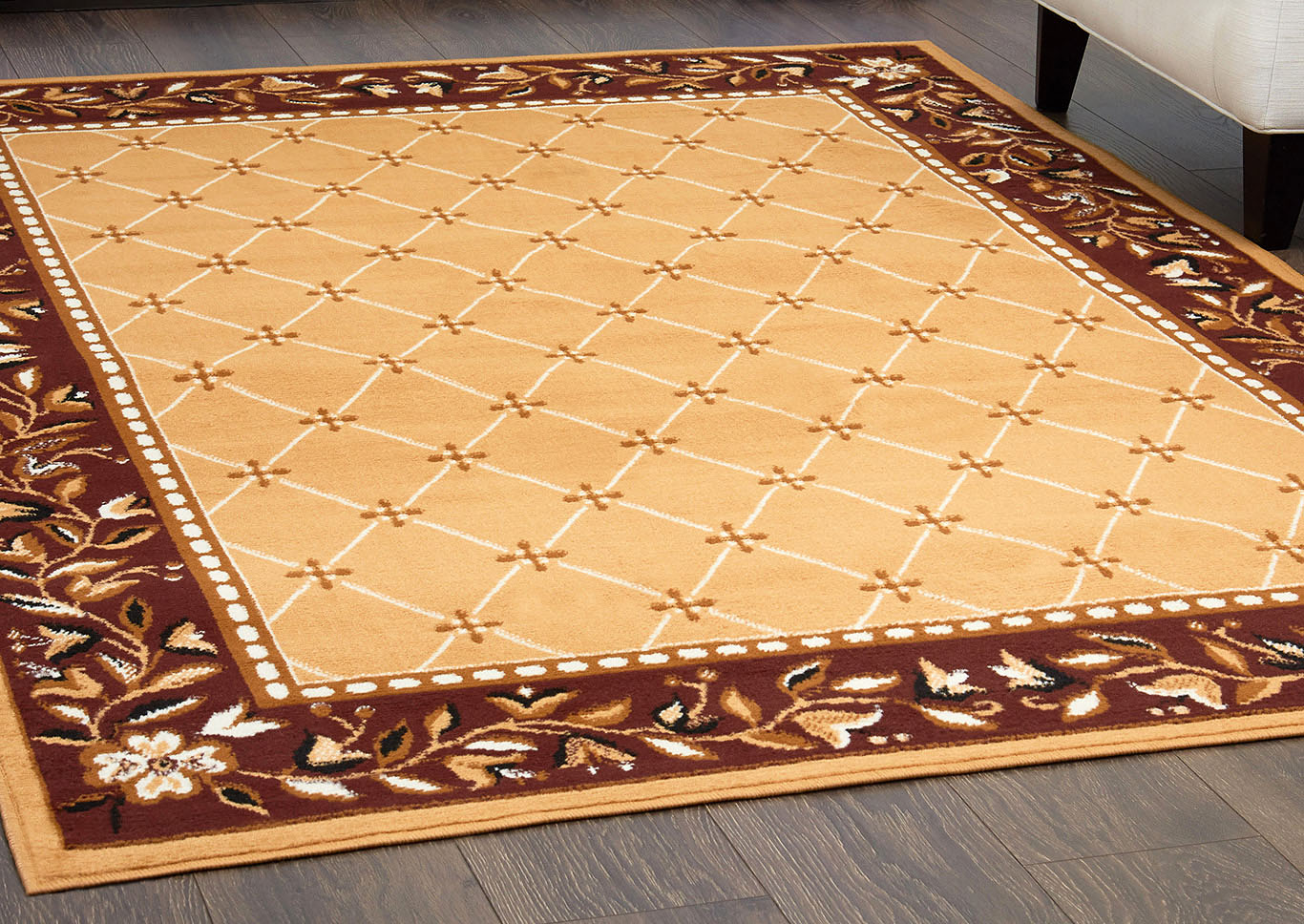 Premium Aydin Sand Area Rug,Home Dynamix