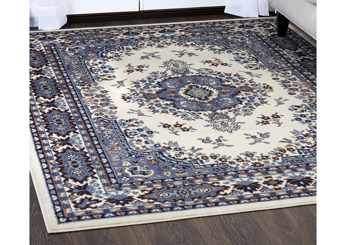 Home Dynamix Area Rugs: Premium Rug: 7069: Navy Blue