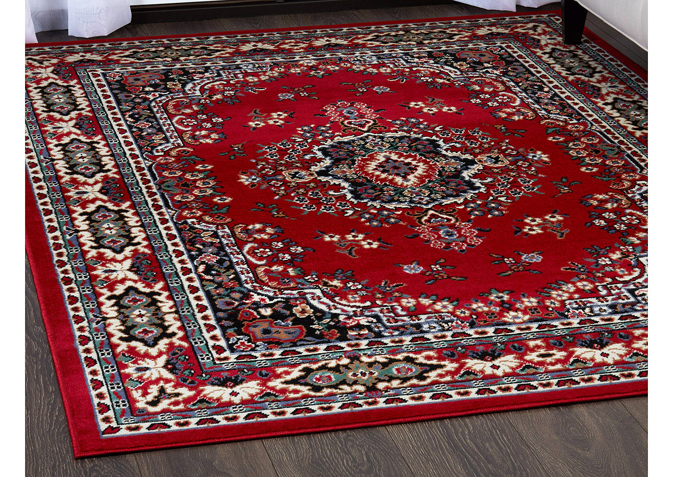 Premium Sakarya Claret Area Rug,Home Dynamix