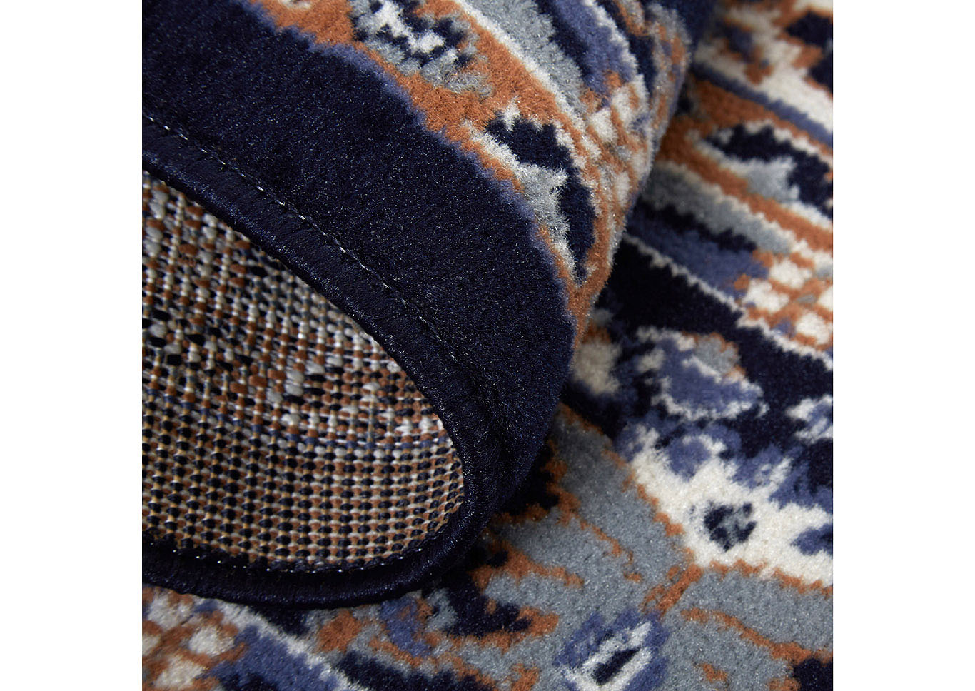 Premium Sakarya Navy Blue Area Rug,Home Dynamix