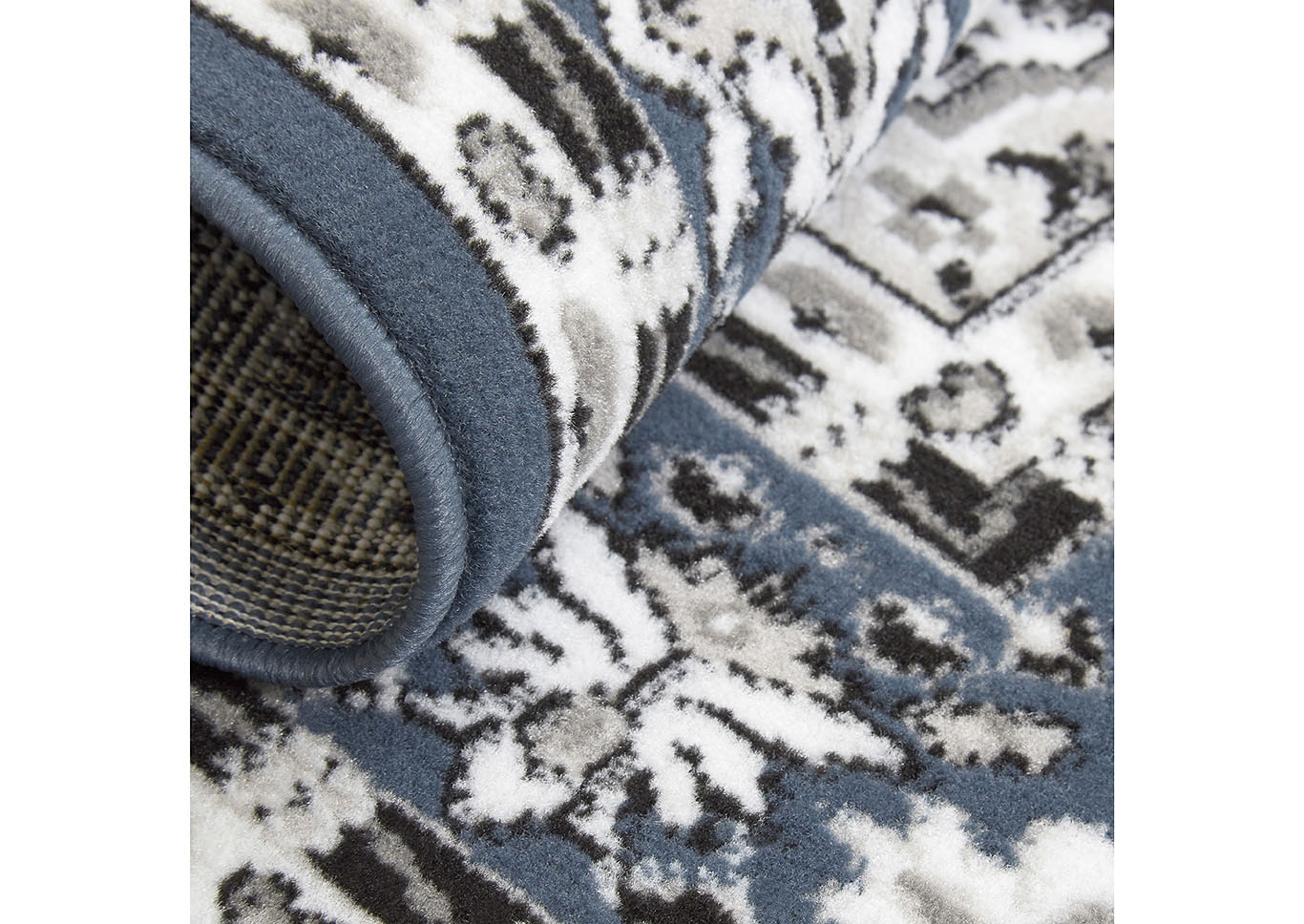 Premium Sakarya Midnight Blue Area Rug,Home Dynamix