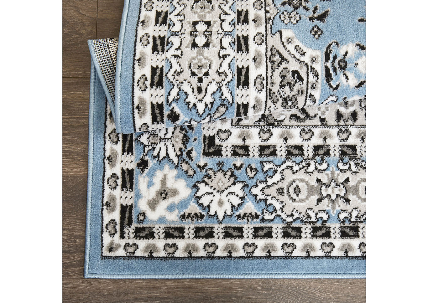 Premium Sakarya Blue Area Rug,Home Dynamix