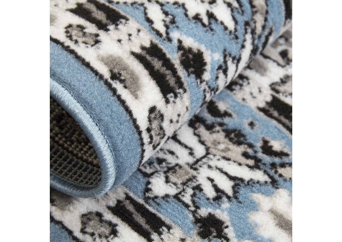 Premium Sakarya Blue Area Rug,Home Dynamix