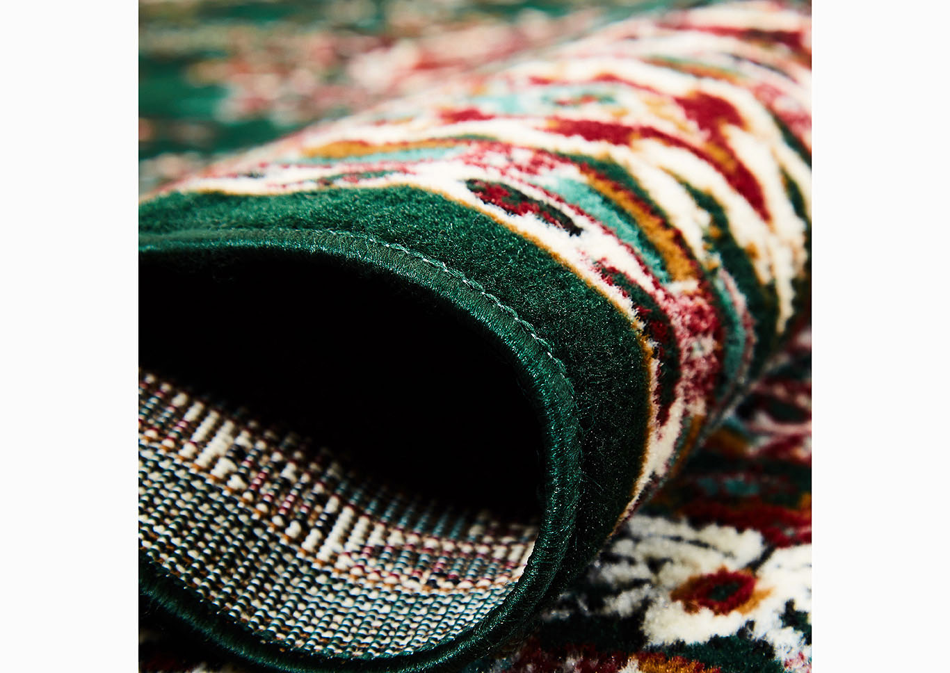 Home Dynamix Premium Sakarya Traditional Area Rug 7'8"x10'7" Medallion Green/Brown/Ivory,Home Dynamix