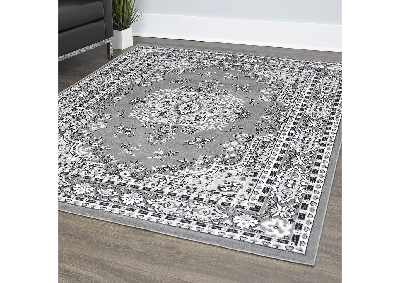 Premium Sakarya Gray Area Rug,Home Dynamix