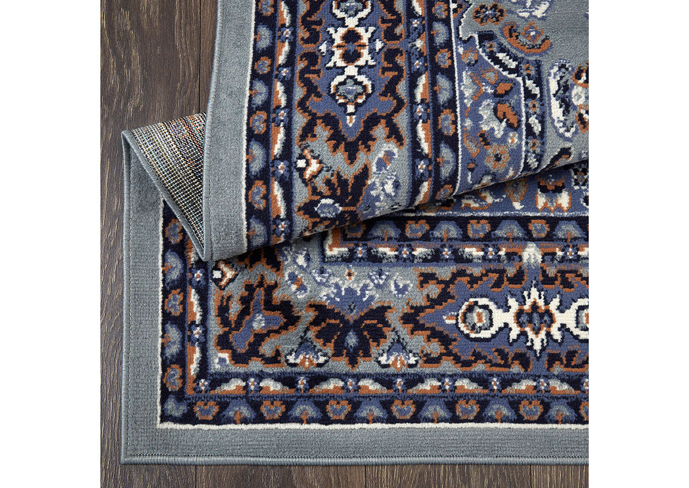 Premium Sakarya Silver Area Rug,Home Dynamix