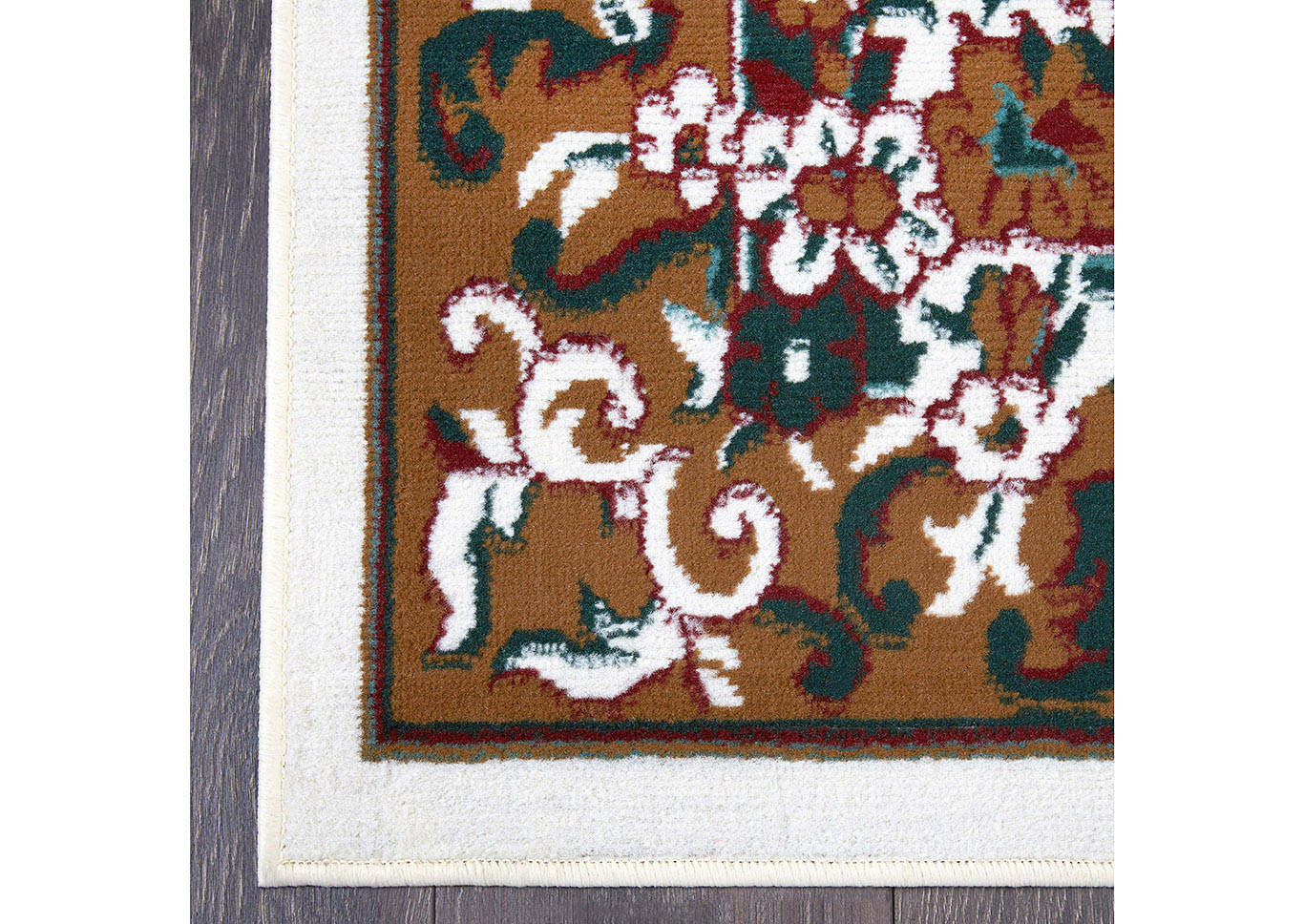 Home Dynamix Premium Astana Traditional Area Rug 7'8"x10'7" Border Cream/Brown/Green,Home Dynamix