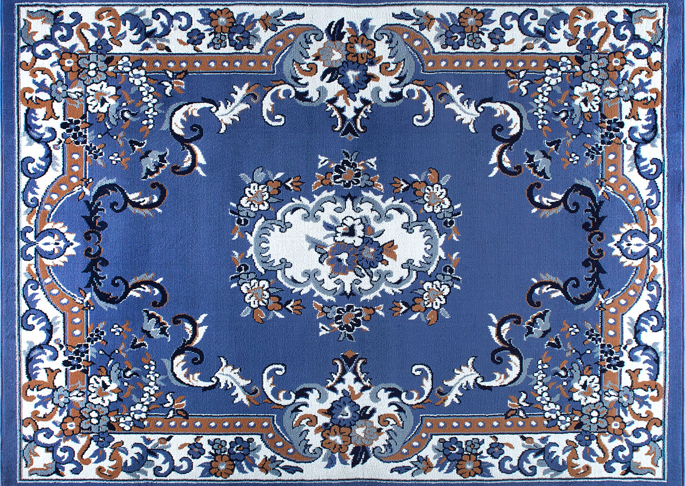 Home Dynamix Premium Astana Traditional Area Rug 5'2"x7'4" Border Blue/Brown/Ivory,Home Dynamix