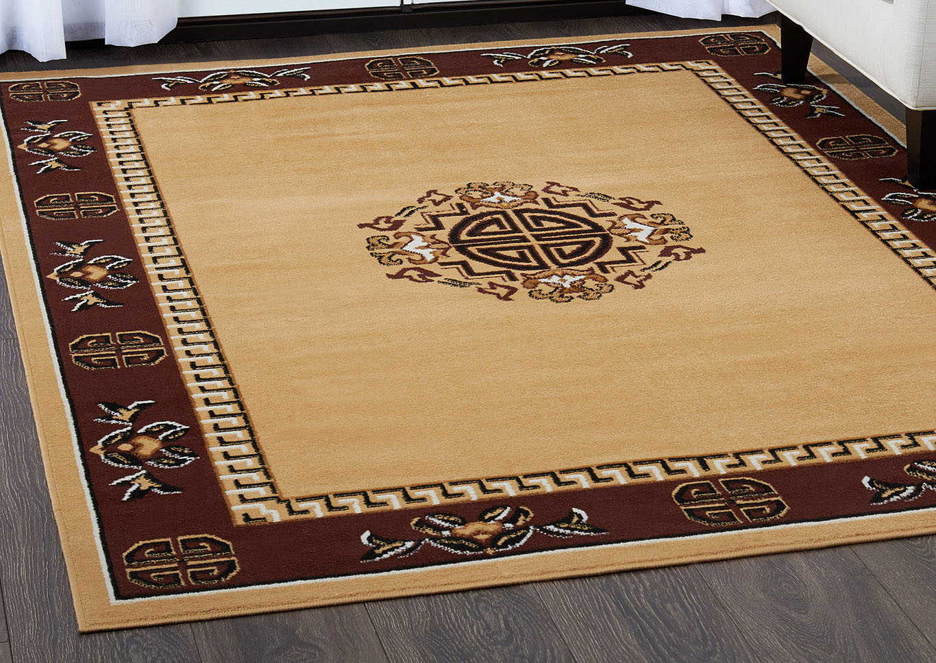 Premium Sultan  Sand Area Rug,Home Dynamix